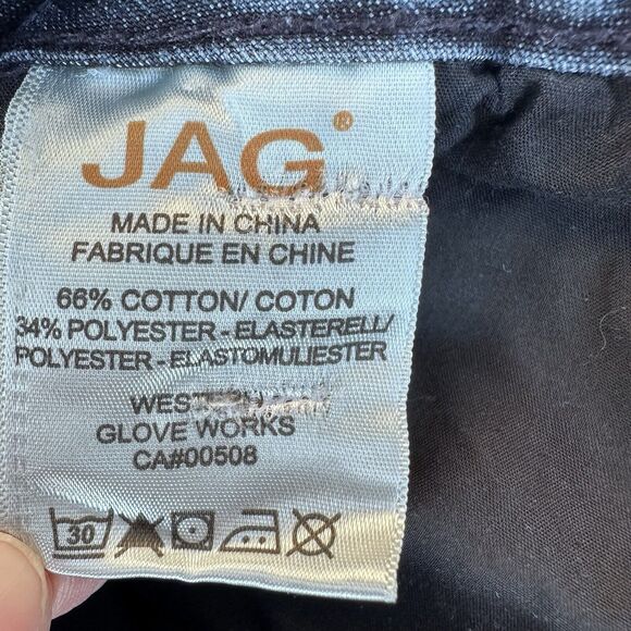 JAG Jeans Womens Size 8 Blue Wide Leg Stretch Denim Trouser Jeans Palazzo - Picture 9 of 10